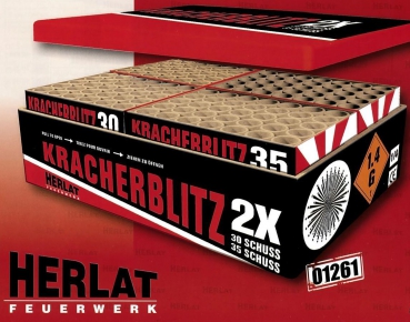 Kracherblitz, 4-er Verbund-Batterie mit 130 Schuss